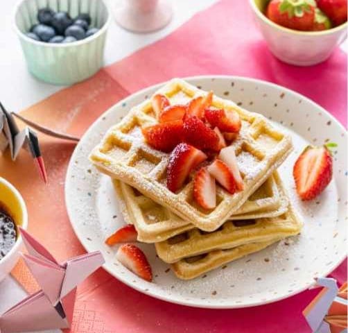 Image of Waffle with Berries